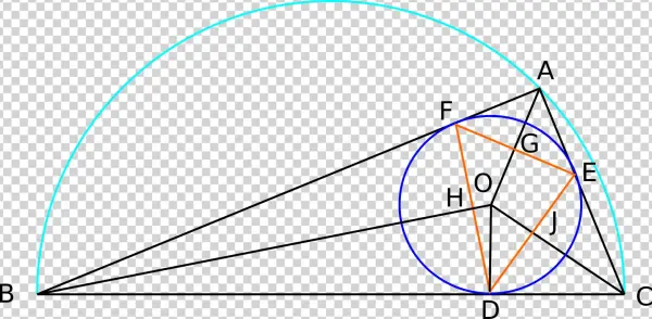 I Added Some More Lines And Labeled Some Points - Circle