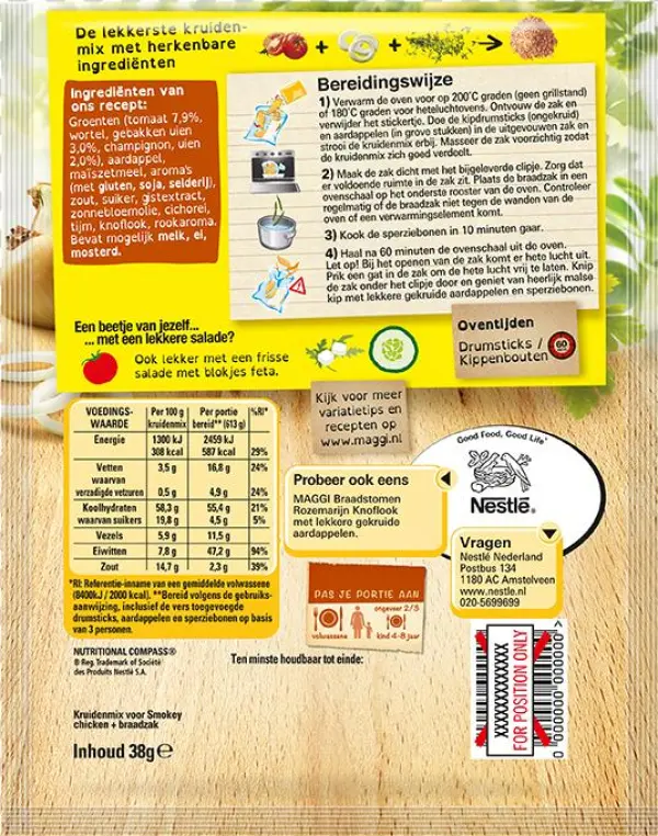 Maggi Braadstomen Smokey Chicken Maggi Braadstomen