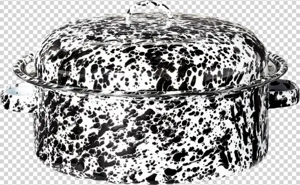 Meduim Cooking Pot Black Marble - Duffel Bag