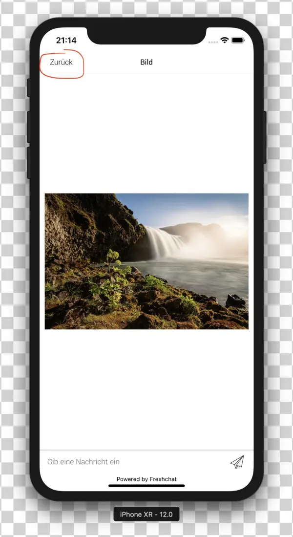 Normal State - White Background App