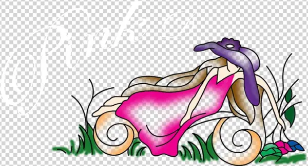 Pink D Flower Shop - Cartoon