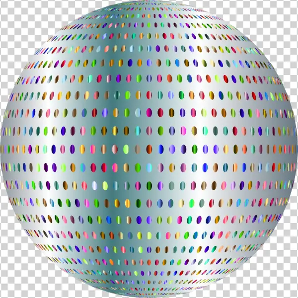 This Free Icons Png Design Of Silver Polka Dots Sphere