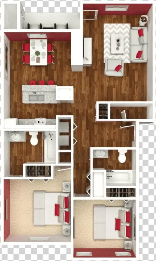 2 Bed - Floor Plan