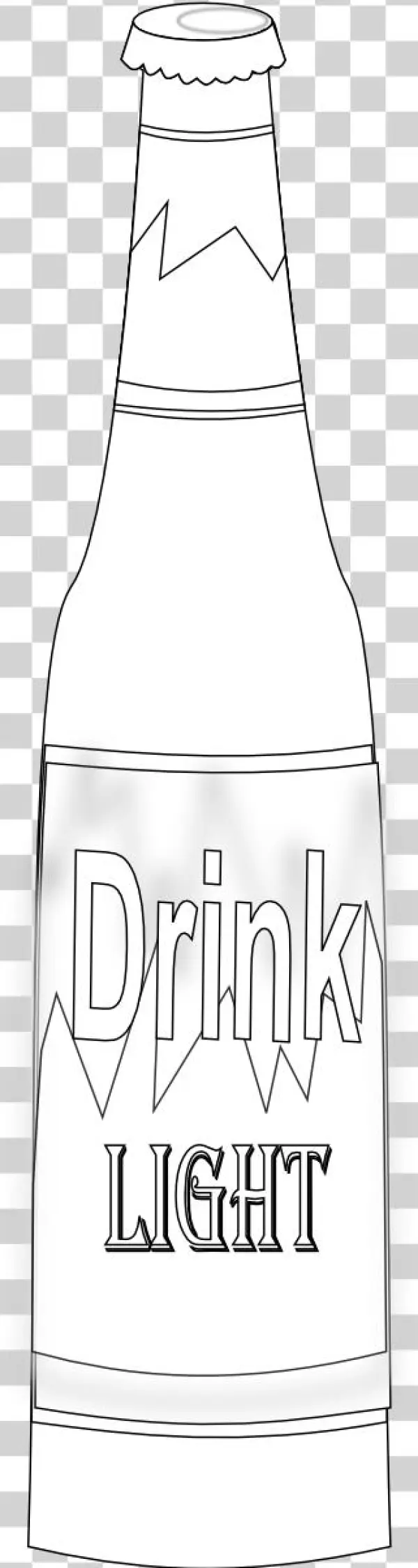 Beer Bottle Black White Line Art 999px 109 - G & H Lotion Amway