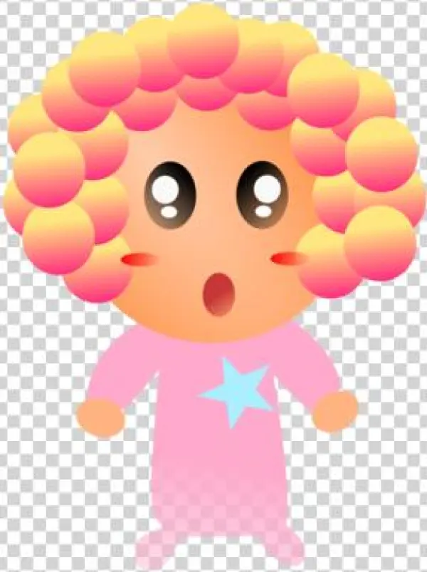 Cartoon Infant Description Silhouette - Illustration