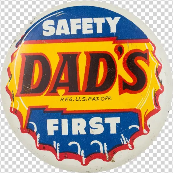 Dad's Rootbeer Safety First - Emblem