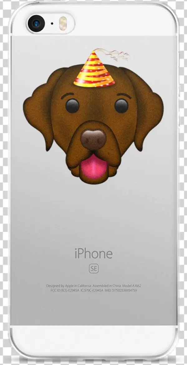 Emoji75 Phonecase Printfile Mockup Back Iphone 55sse - Labrador Retriever