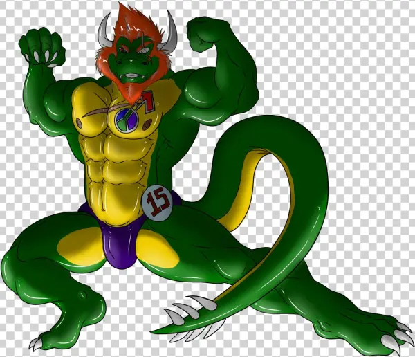 Flexing The Guns - Illustration