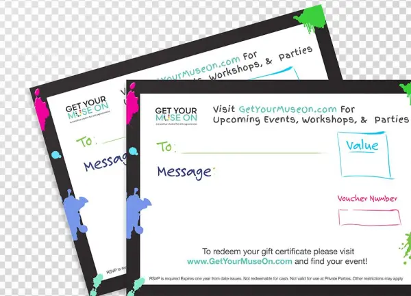 Gift Certificate Mock