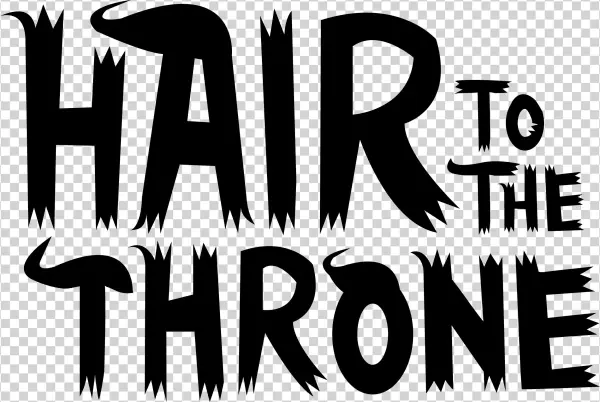 Hair To The Throne Logo - Poster