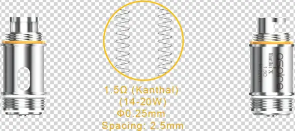 Image 175k - Nautilus X Tank Coil