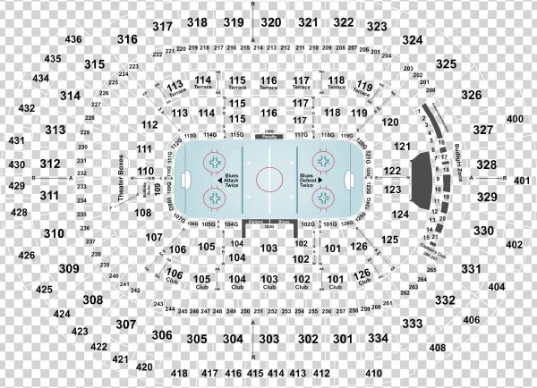 Legend - Enterprise Center In St Louis Seating