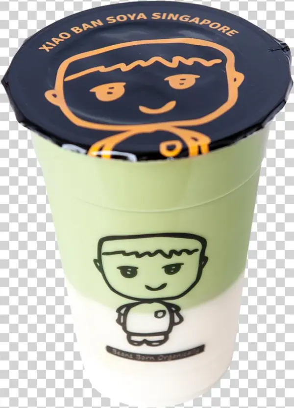 Matcha Milk Tea Soya Beancurd - Cartoon
