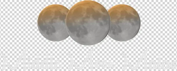 Middle Moon Malas - Moon