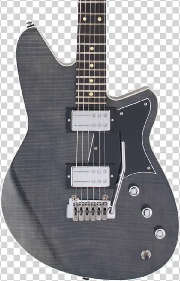 Reverend Kingbolt Ra With Roasted Neck - Midnight Black Reverend Jetstream Hb