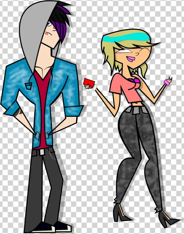 Selly And Chase - Cartoon