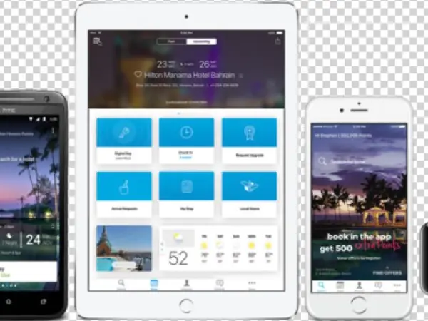 Smartphone Clipart Futuristic - Hilton Connected Room