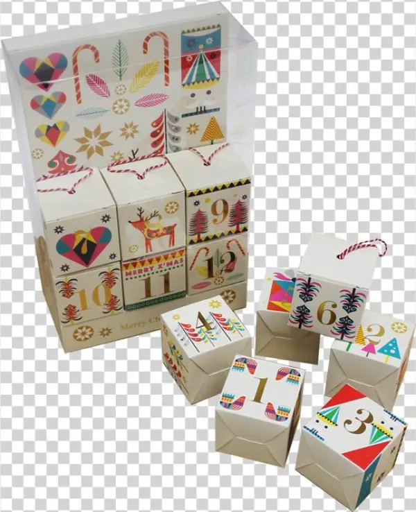 Square Box Advent 50sq - Educational Toy