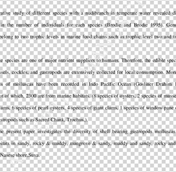 Study Location In Nassese Shore, Suva, Fiji Islands - Document