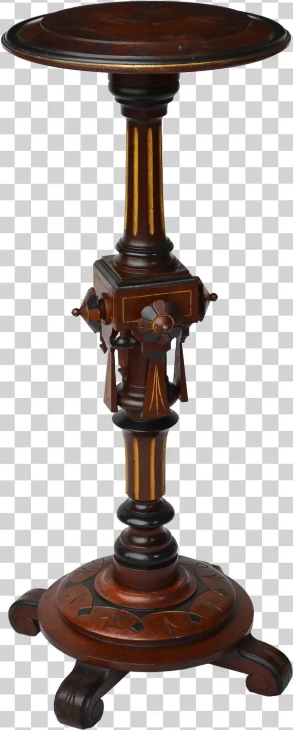 The Original Gilt And Ebony Is In Generally Good Condition - Column