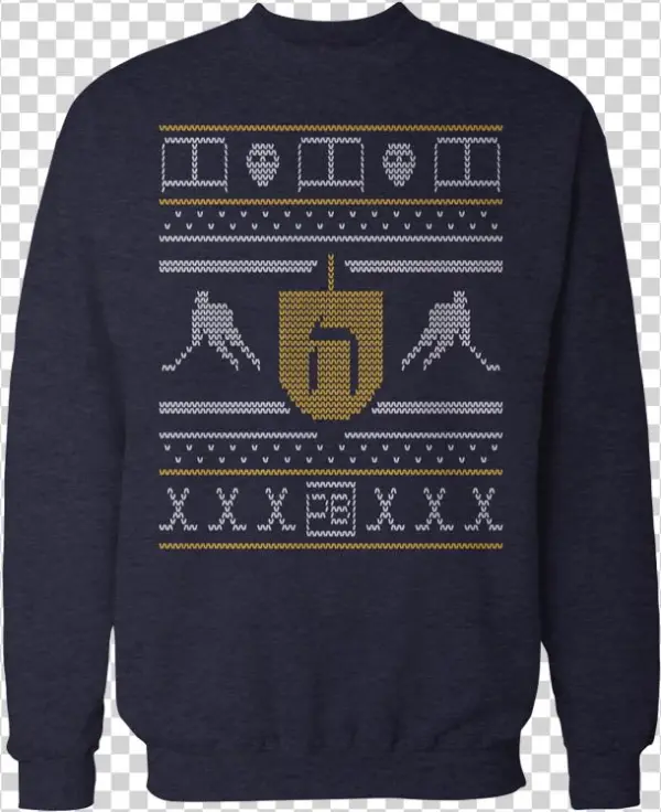 Ugly Hanukkah Hockey Sweatshirt Ugly Hanukkah Hockey - Ferris Bueller's Day Off Sweatshirt