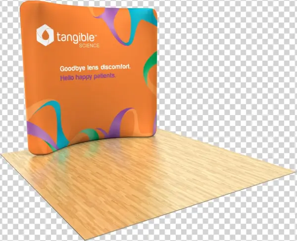 Waveline 8ft Curved Display - Plywood