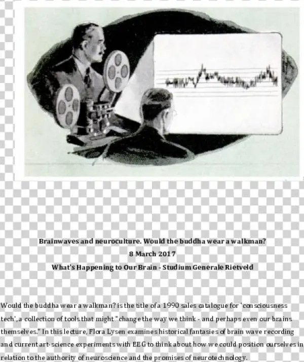 Would The Buddha Wear A Walkman - Untitled Vignette On Colophon Leaf Of The Book, California