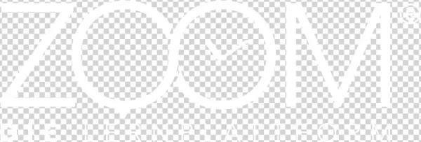 Zoom Die Lernplattform Logo Weiß - Circle