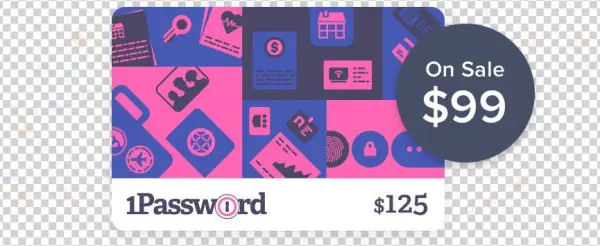 $125 1password Gift Card - 1password