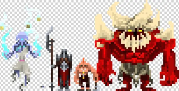 Elios, Rhodok, Dwarf, Ogrok V2 - Cartoon