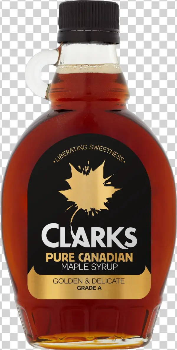 Golden And Delicate Maple Syrup Front - Clarks Syrup