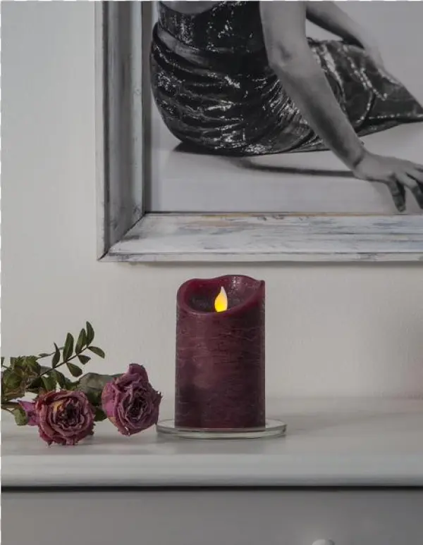 Led Pillar Candle M-twinkle - Advent Candle