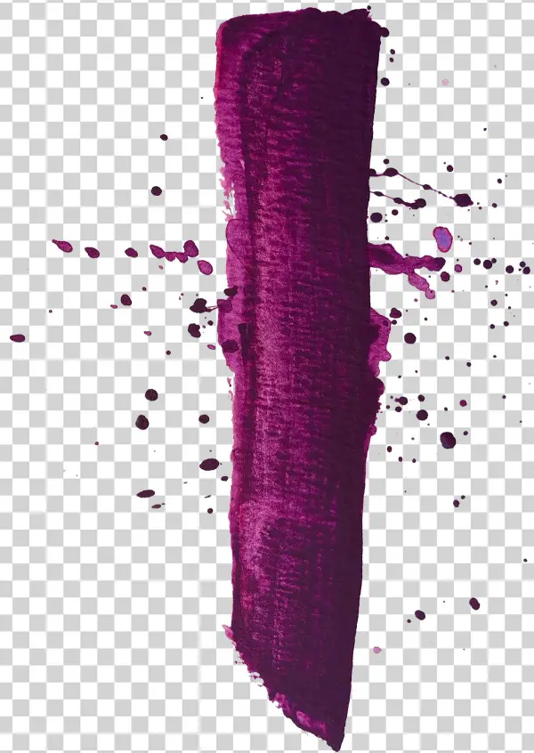 Magenta Ink Splatter - Illustration