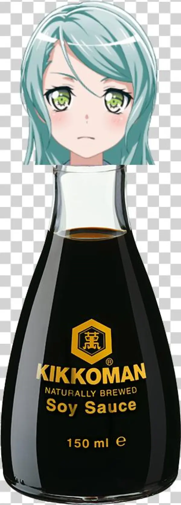 Memei See Your Mustache Aya And Raise You My Soya Sauce - Kikkoman Soy Sauce Clipart
