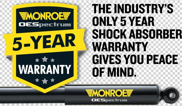 Monroe Oe Spectrum 5 Year Warranty - Monroe