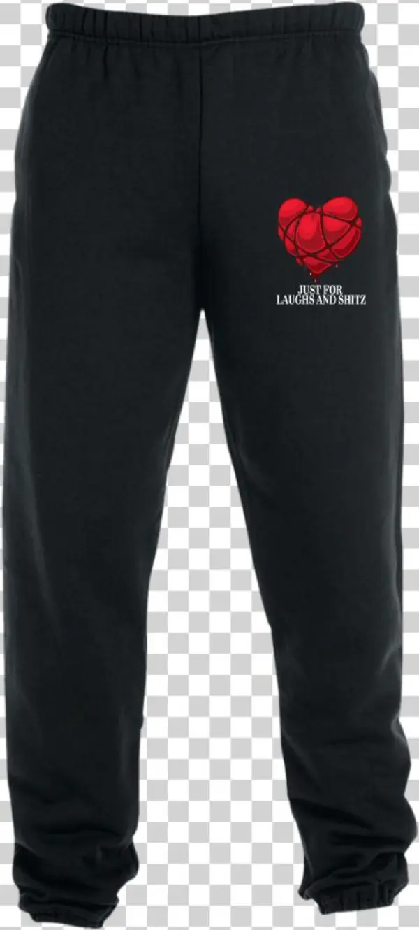 "my Bloody Heart" Sweatpants With Pockets In White - Trousers