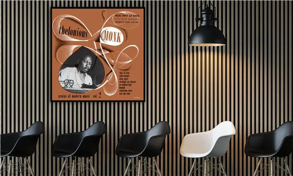 Thelonius Monk Framed Canvas Art