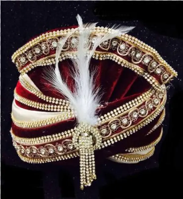 Turban 116 Front - Headpiece