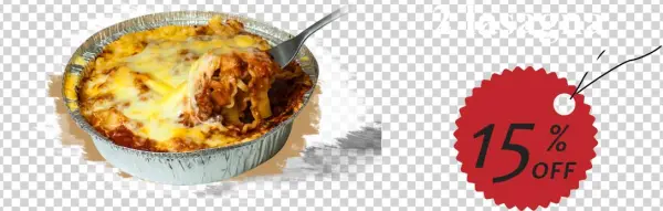 2 Lasagna With Cheese - Special Offer