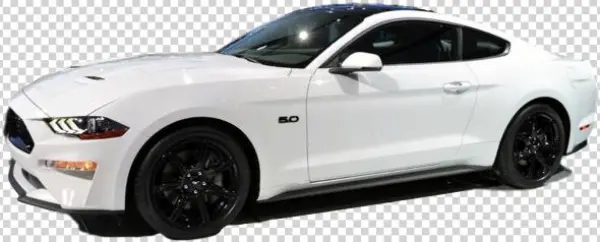 $40,255 - 2019 White Ford Mustang