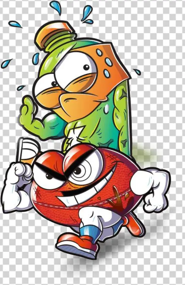 American Football Smashers - Cartoon