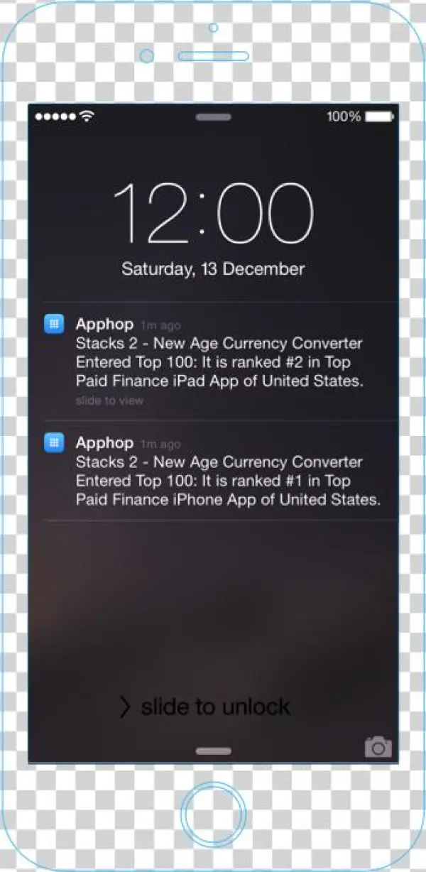 Background Update / Local Notification - Smartphone
