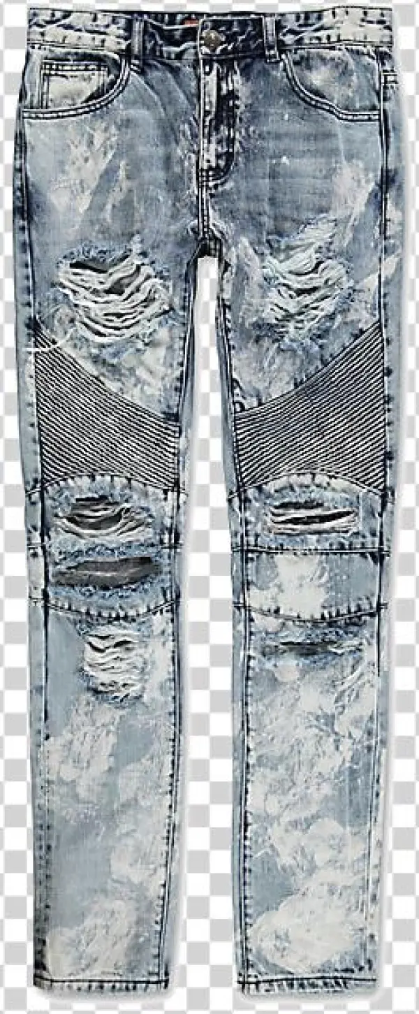 Biker Jeans Png Free Download - Jeans
