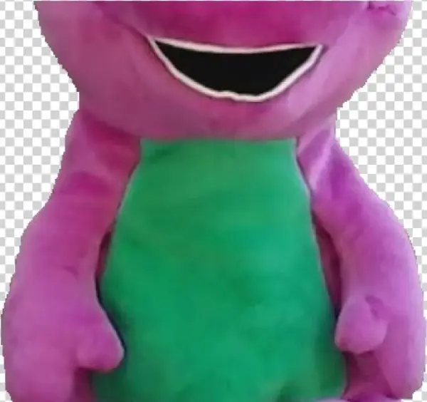 Doll Clipart Barney - Stuffed Toy