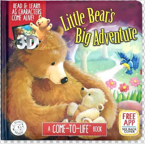 Little Hippo Come To Life Augmented Reality Book Bear - Little Hippo Cinderella