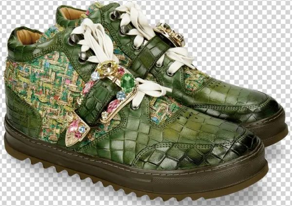 Maxima 5 Crock Ultra Green Textile Blush Sneakers - Outdoor Shoe