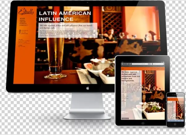 Mobile Friendly Restaurant Example Link - Responsive Design Restaurant