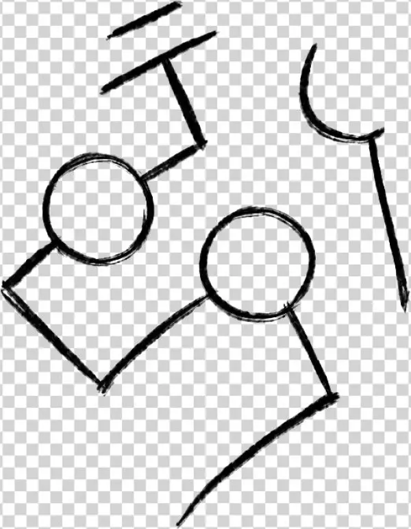 Moonh Piece - Line Art