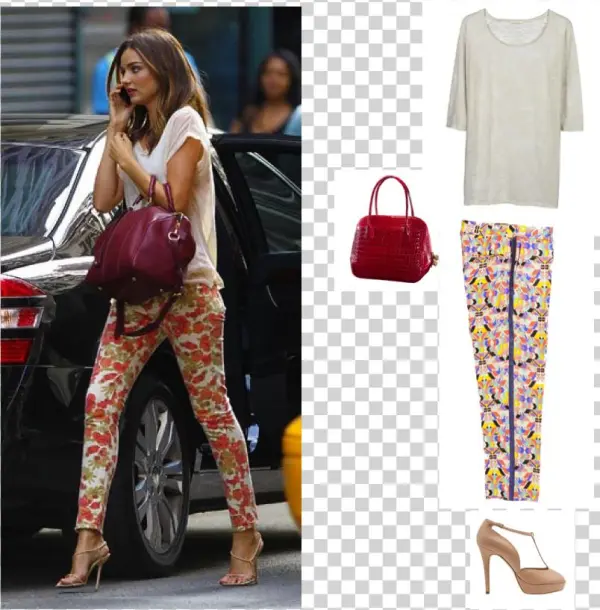 On Veut Toutes Le Look De Miranda Kerr Pour Cela On - Trousers