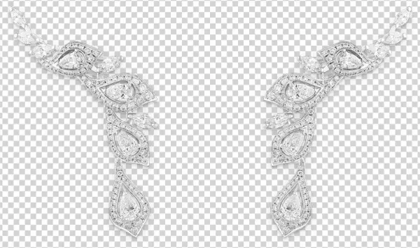 Peacock Earrings - Silver